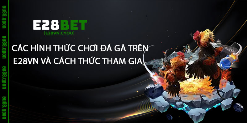 Các hình thức chơi đá gà trên e28vn và cách thức tham gia